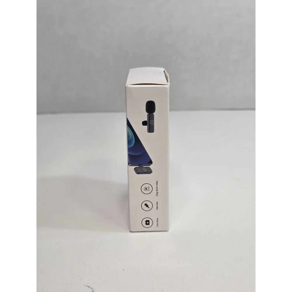 Professional Wireless Lavalier Lapel Microphone for iPhone/iPad/Android Podcast